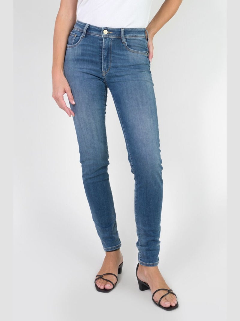 Le Temps Des Cerises Jeans Pulp Slim Dionne 7/8° Destroy Blu #3 - Jeans Slim Con Effetto Push Up - 2