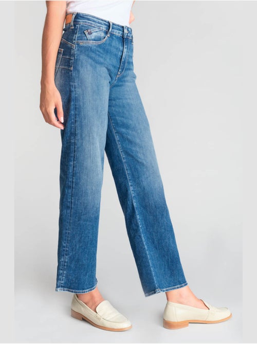 Jeans PULP taille haute push-up loose large 7/8ème 'Le Temps Des Cerises' - Kiabi