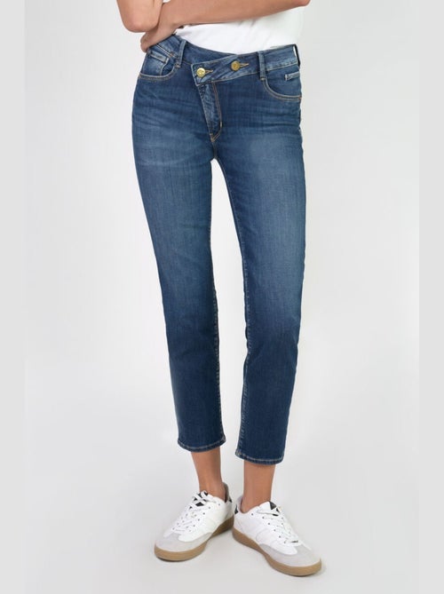 Jeans PULP taille haute push-up regular droit 7/8ème 'Le Temps Des Cerises' - Kiabi