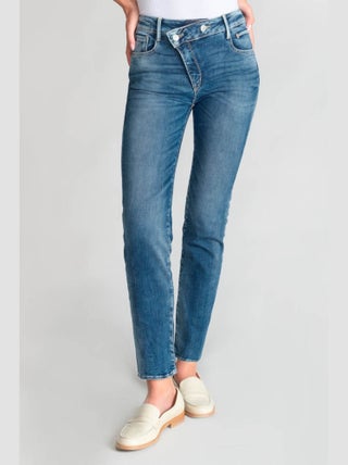 Jeans PULP taille haute push-up regular droit 7/8ème 'Le Temps Des Cerises'