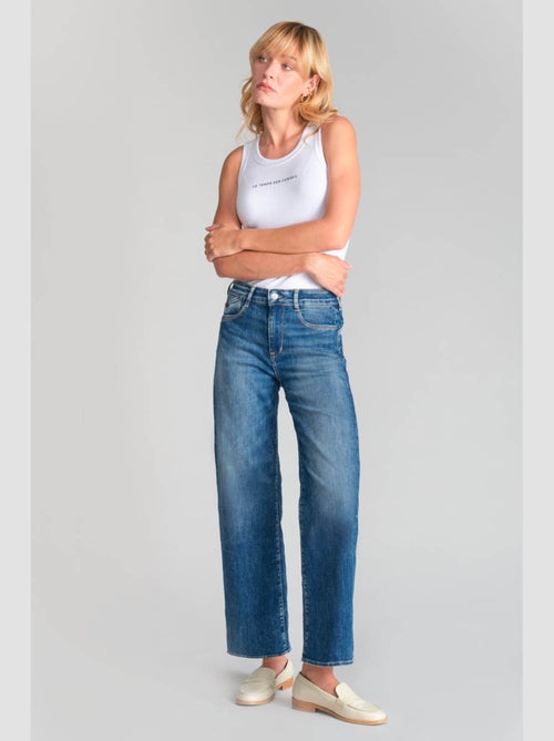 Jeans PULP taille haute push-up regular droit 7/8ème 'Le Temps Des Cerises' - Kiabi
