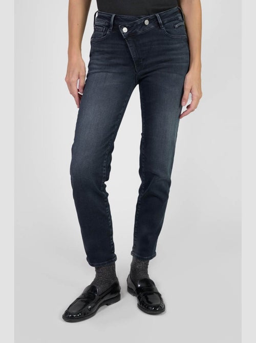 Jeans PULP taille haute push-up regular droit 7/8ème 'Le Temps Des Cerises' - Kiabi