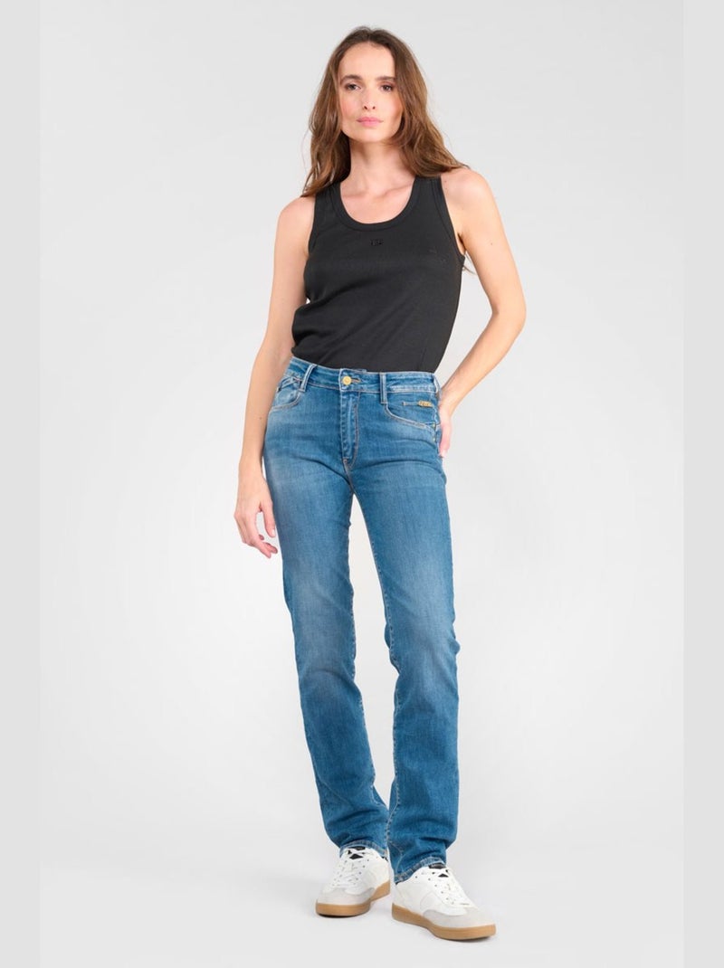 Jeans PULP taille haute push-up regular droit 'Le Temps Des Cerises' Bleu - Kiabi