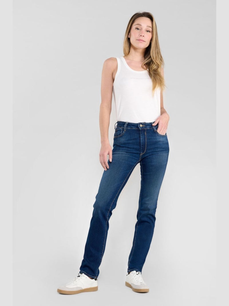 Jeans PULP taille haute push-up regular droit 'Le Temps Des Cerises' Bleu - Kiabi