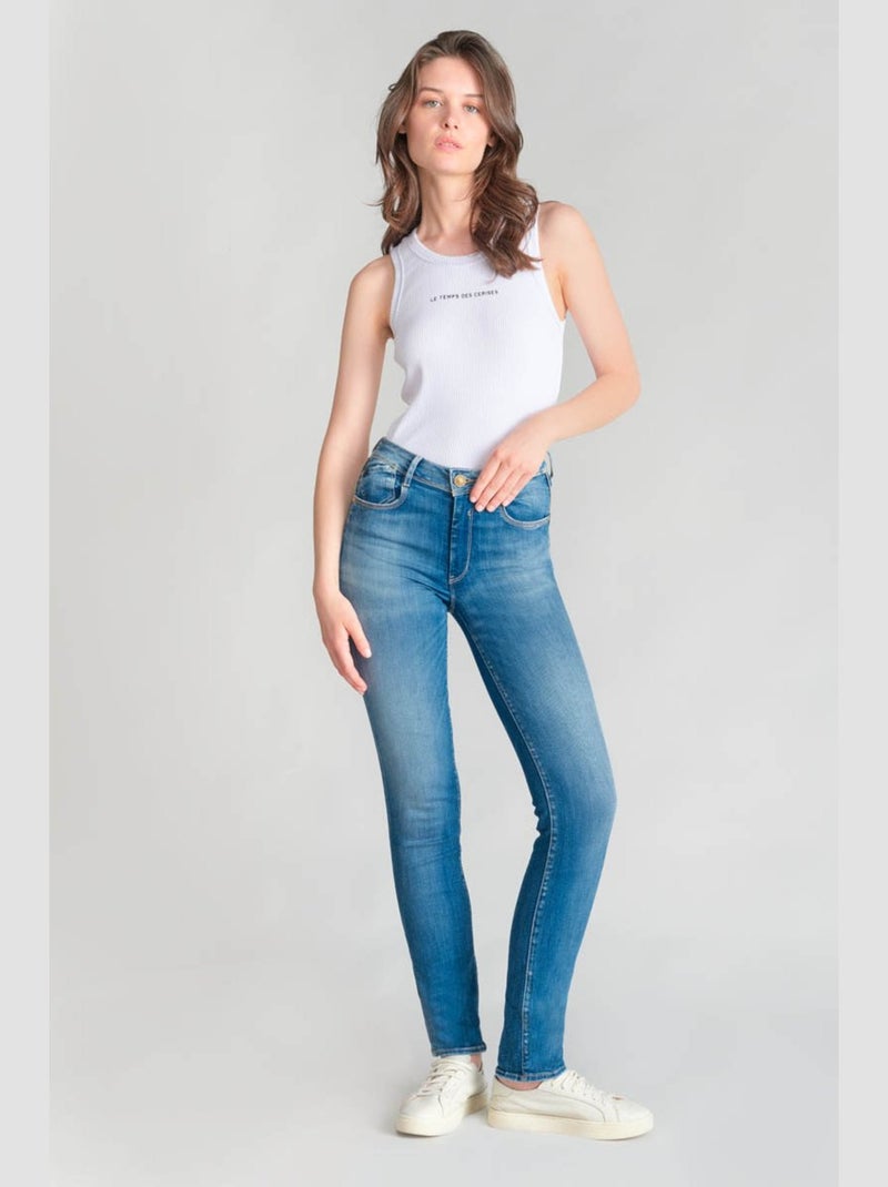 Jeans PULP taille haute push-up regular droit 'Le Temps Des Cerises' Bleu - Kiabi