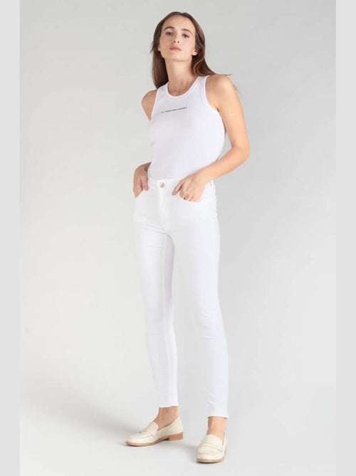 Jeans PULP taille haute push-up slim 7/8ème 'Le Temps Des Cerises' - Kiabi