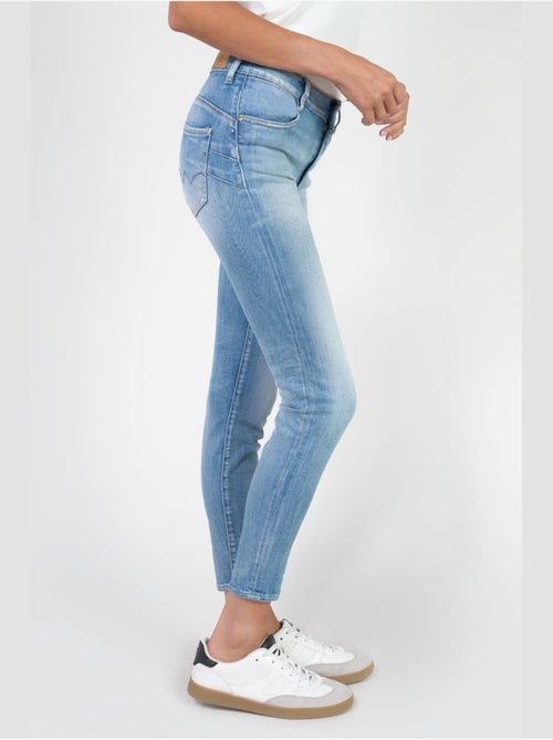 Jeans PULP taille haute push-up slim 7/8ème 'Le Temps Des Cerises' - Kiabi