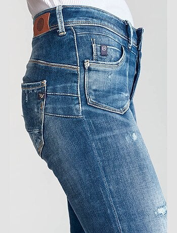 Jeans PULP taille haute push-up slim 7/8ème 'Le Temps Des Cerises'
