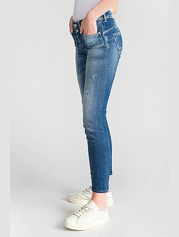 Jeans PULP taille haute push-up slim 7/8ème 'Le Temps Des Cerises'