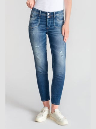 Jeans PULP taille haute push-up slim 7/8ème 'Le Temps Des Cerises'