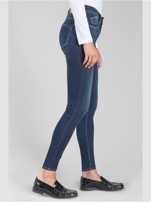 Jeans PULP taille haute push-up slim 7/8ème 'Le Temps Des Cerises' - Kiabi