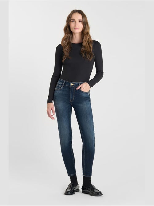 Jeans PULP taille haute push-up slim 7/8ème 'Le Temps Des Cerises' - Kiabi