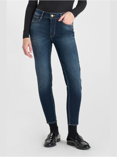 Jeans PULP taille haute push-up slim 7/8ème 'Le Temps Des Cerises' - Kiabi