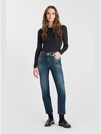 Jeans PULP taille haute push-up slim 7/8ème 'Le Temps Des Cerises'