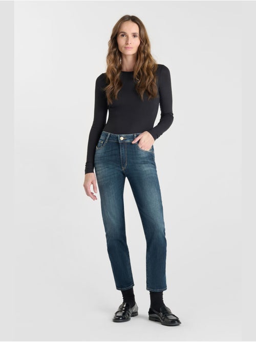 Jeans PULP taille haute push-up slim 7/8ème 'Le Temps Des Cerises' - Kiabi