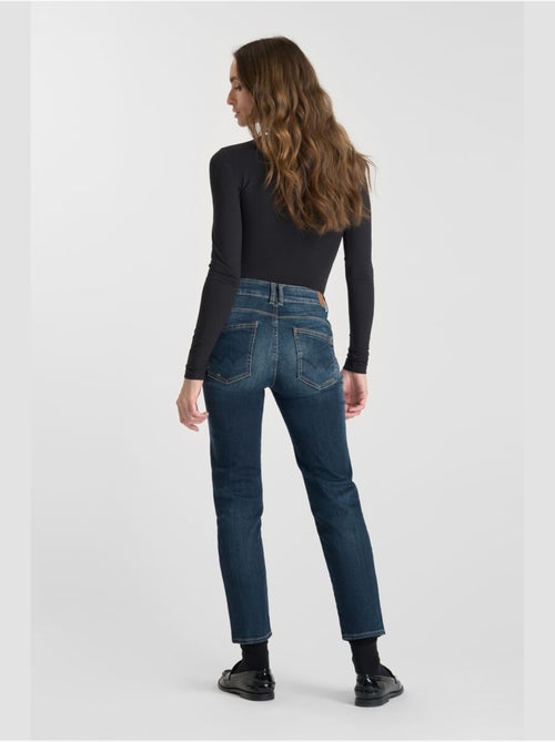 Jeans PULP taille haute push-up slim 7/8ème 'Le Temps Des Cerises' - Kiabi