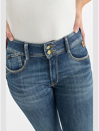 Jeans PULP taille haute push-up slim 7/8ème 'Le Temps Des Cerises'