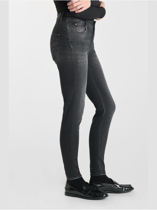 Jeans PULP taille haute push-up slim 7/8ème 'Le Temps Des Cerises' - Kiabi
