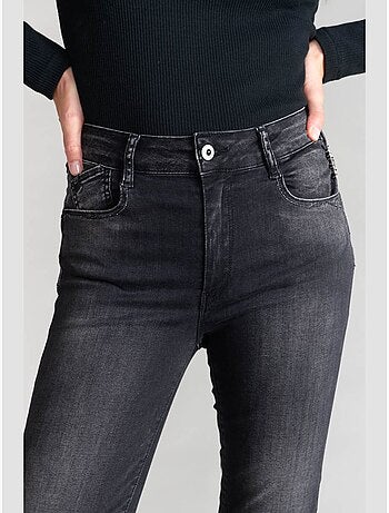 Jeans PULP taille haute push-up slim 7/8ème 'Le Temps Des Cerises'