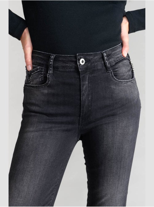 Jeans PULP taille haute push-up slim 7/8ème 'Le Temps Des Cerises' - Kiabi