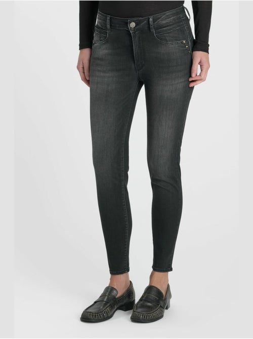 Jeans pulp taille haute push-up slim 7/8ème 'le temps des cerises' - Kiabi