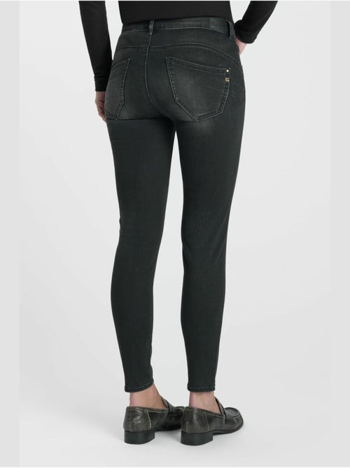 Jeans pulp taille haute push-up slim 7/8ème 'le temps des cerises' - Kiabi