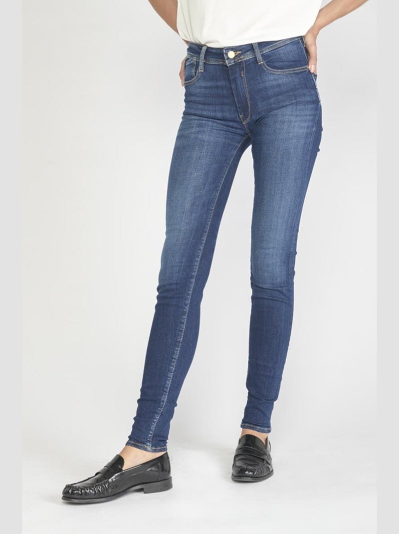 Jeans PULP taille haute push-up slim 'Le Temps Des Cerises' Bleu - Kiabi