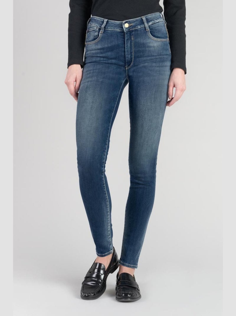 Jeans PULP taille haute push-up slim 'Le Temps Des Cerises' Bleu - Kiabi