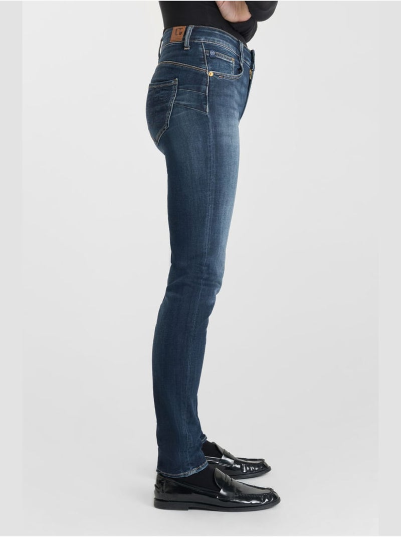 Jeans PULP taille haute push-up slim 'Le Temps Des Cerises' Bleu - Kiabi