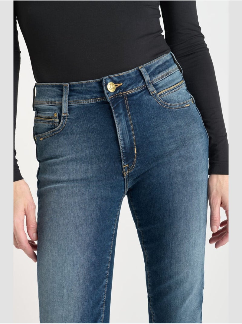 Jeans PULP taille haute push-up slim 'Le Temps Des Cerises' Bleu - Kiabi