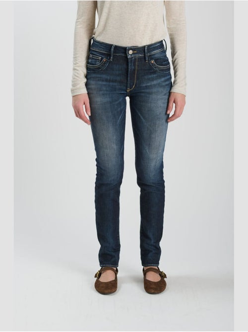 Jeans pulp taille haute push-up slim 'le temps des cerises' - Kiabi Jeans pulp taille haute push-up slim 'le temps des cerises' - Kiabi