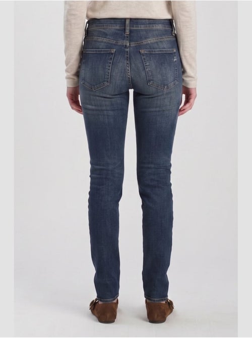 Jeans pulp taille haute push-up slim 'le temps des cerises' - Kiabi Jeans pulp taille haute push-up slim 'le temps des cerises' - Kiabi