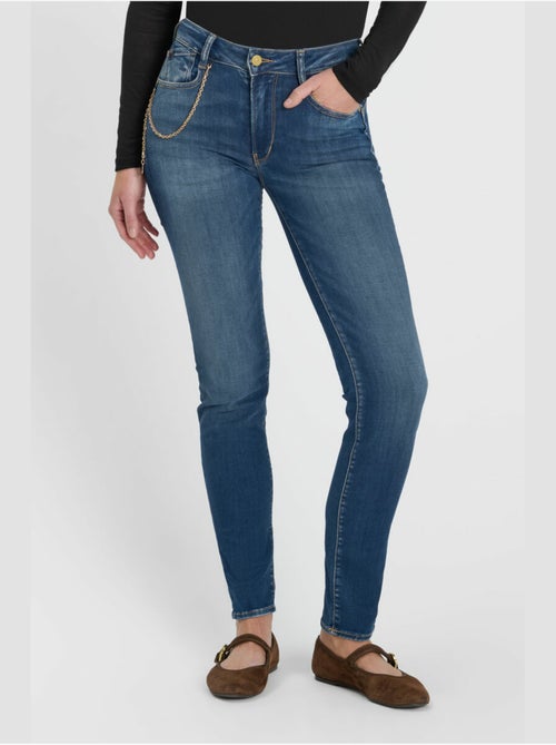 Jeans pulp taille haute push-up slim 'le temps des cerises' - Kiabi Jeans pulp taille haute push-up slim 'le temps des cerises' - Kiabi