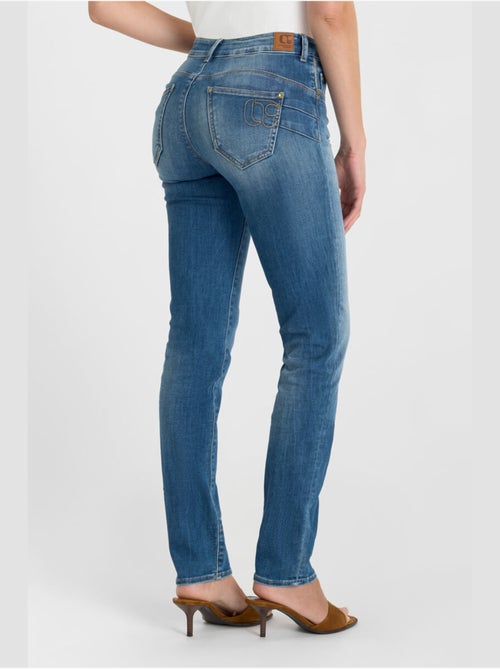 Jeans PULP taille haute push-up slim 'Le Temps Des Cerises' - Kiabi