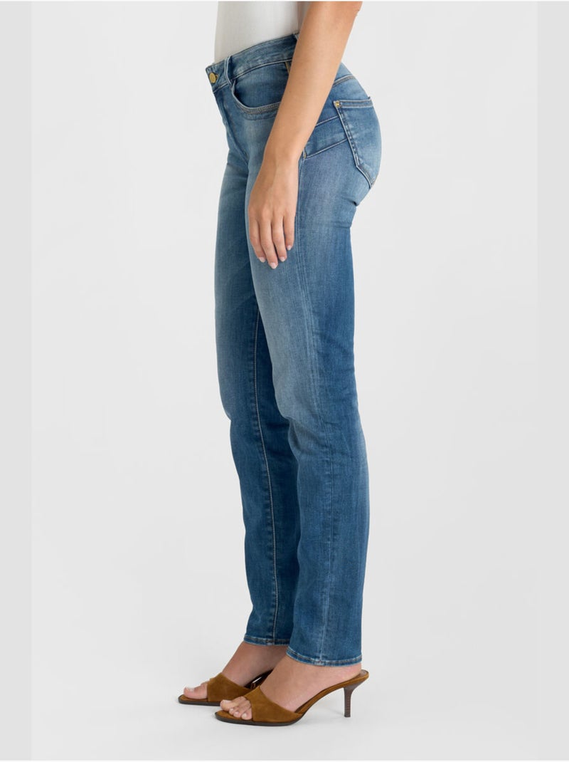 Jeans PULP taille haute push-up slim 'Le Temps Des Cerises' Bleu - Kiabi