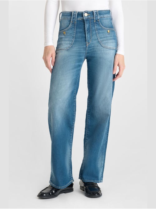 Jeans pulp wide leg flare 'Le Temps Des Cerises' - Kiabi
