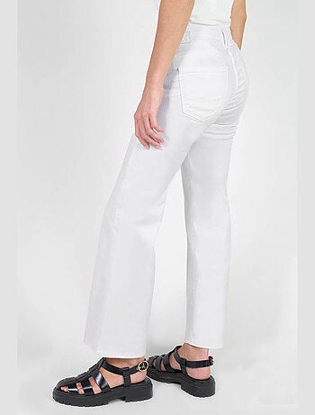 Jeans pulp wide leg taille haute 7/8ème droite 'Le Temps Des Cerises'