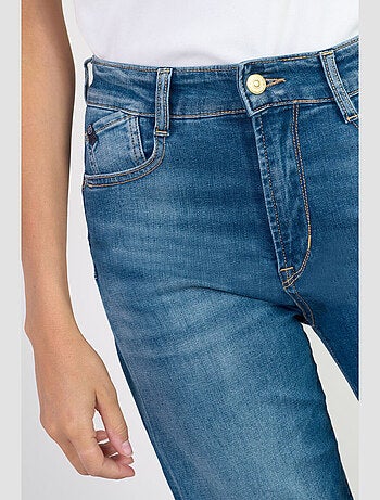 Jeans pulp wide leg taille haute 7/8ème flare 7/8ème 'Le Temps Des Cerises'