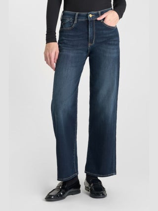 Jeans pulp wide leg taille haute 7/8ème regular droit 7/8ème 'Le Temps Des Cerises'