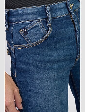 Jeans pulp wide leg taille haute droite 'Le Temps Des Cerises'