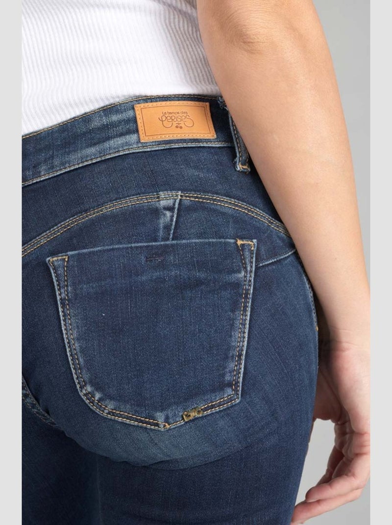 Jeans push-up droite 'Le Temps Des Cerises' Bleu - Kiabi
