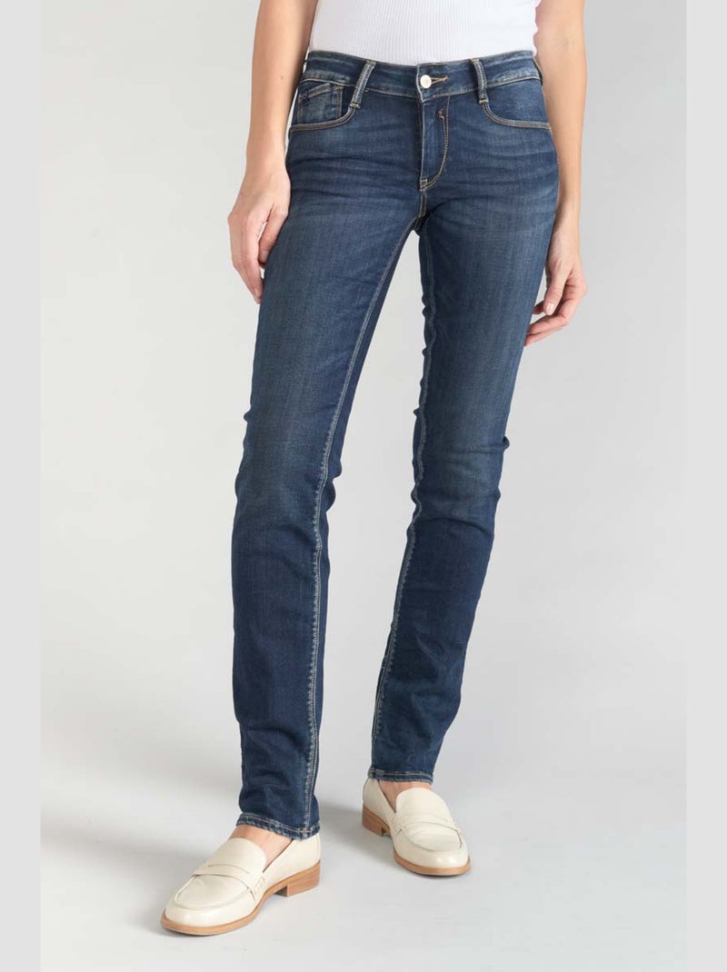 Jeans push-up droite 'Le Temps Des Cerises' Bleu - Kiabi