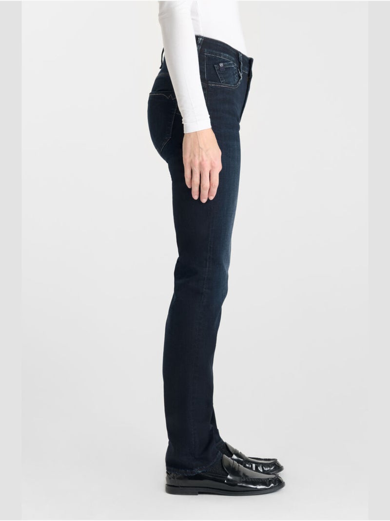 Jeans push-up droite 'Le Temps Des Cerises' Bleu - Kiabi