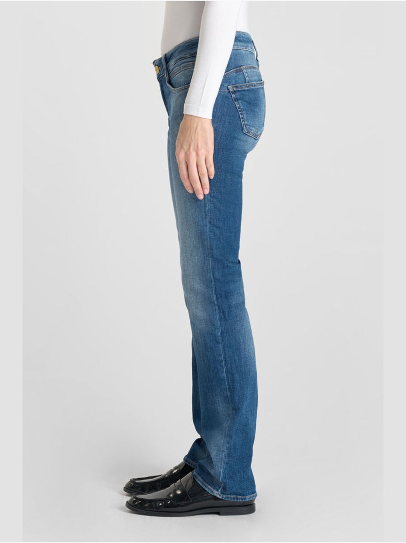 Jeans push-up droite 'Le Temps Des Cerises' Bleu - Kiabi