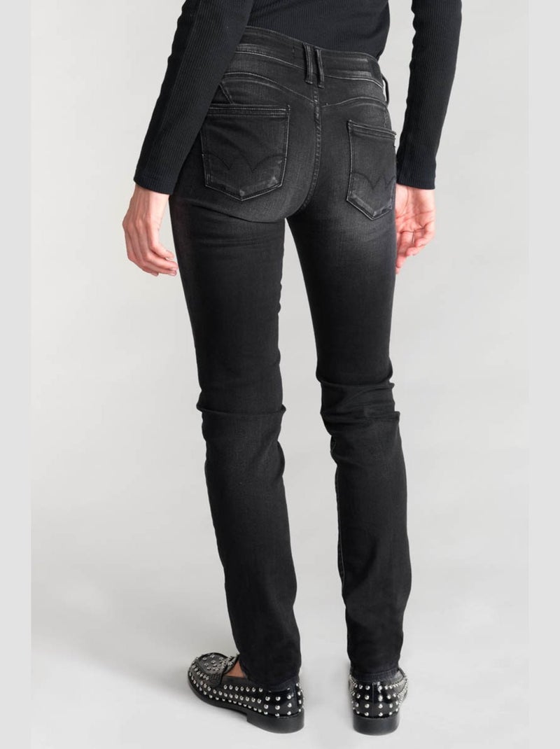 Jeans push-up droite 'Le Temps Des Cerises' Noir - Kiabi