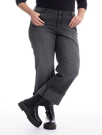 Jeans regular avec maxi revers OBHEM2 'OBER'