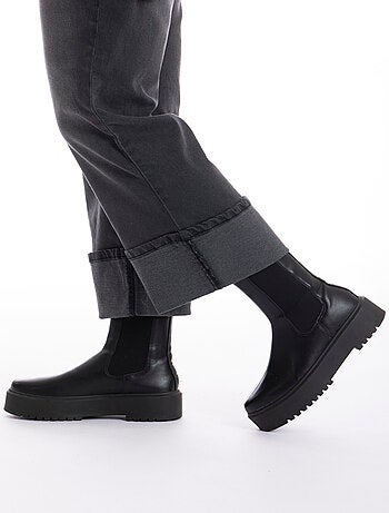 Jeans regular avec maxi revers OBHEM2 'OBER'