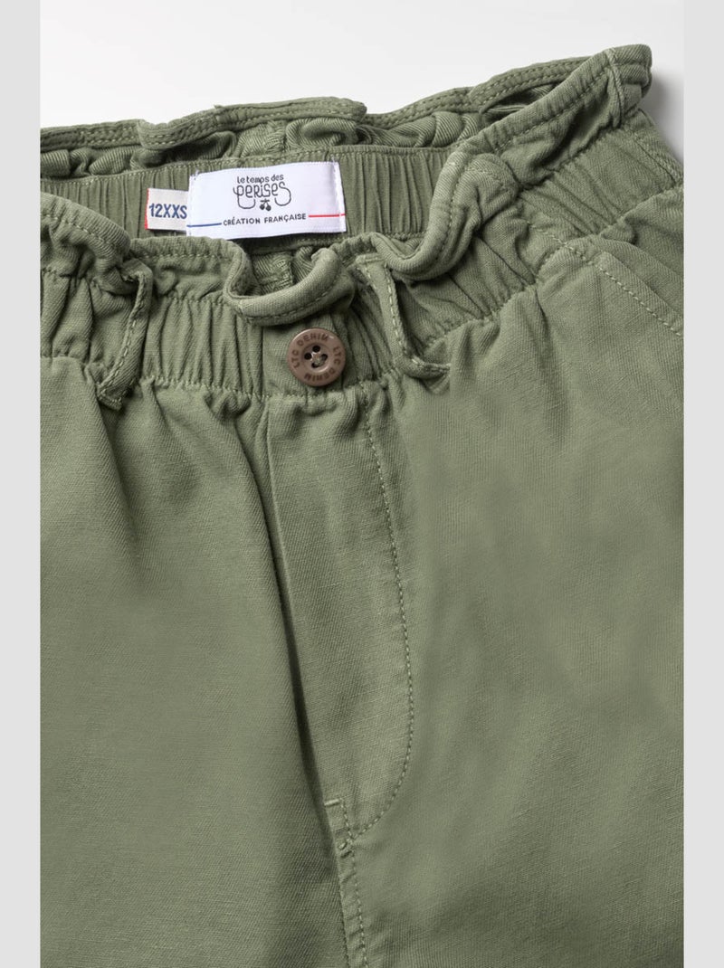 Jeans regular droit 'Le Temps Des Cerises' Kaki - Kiabi