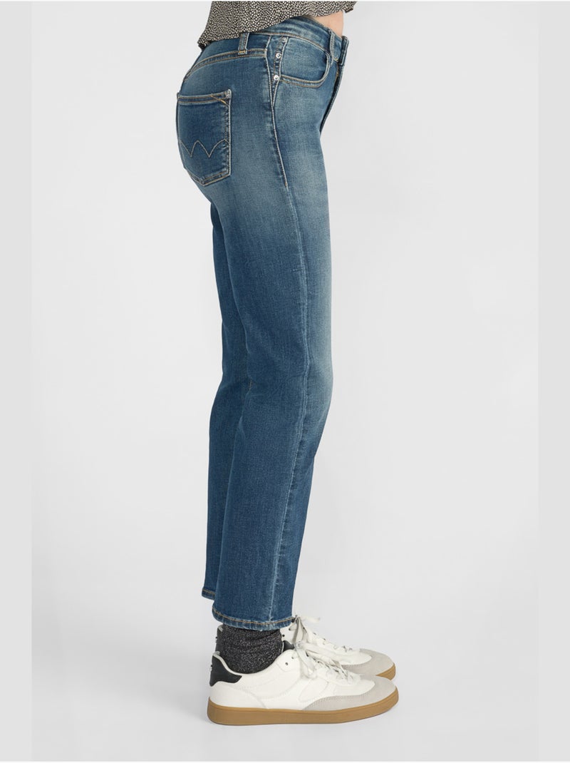 Jeans regular droite 'le temps des cerises' Bleu - Kiabi