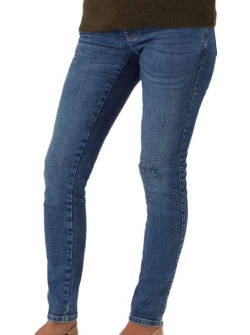 Jeans Regular Fit Femme Mamalicous Destroyed - Kiabi